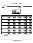 behavior charts for teachers